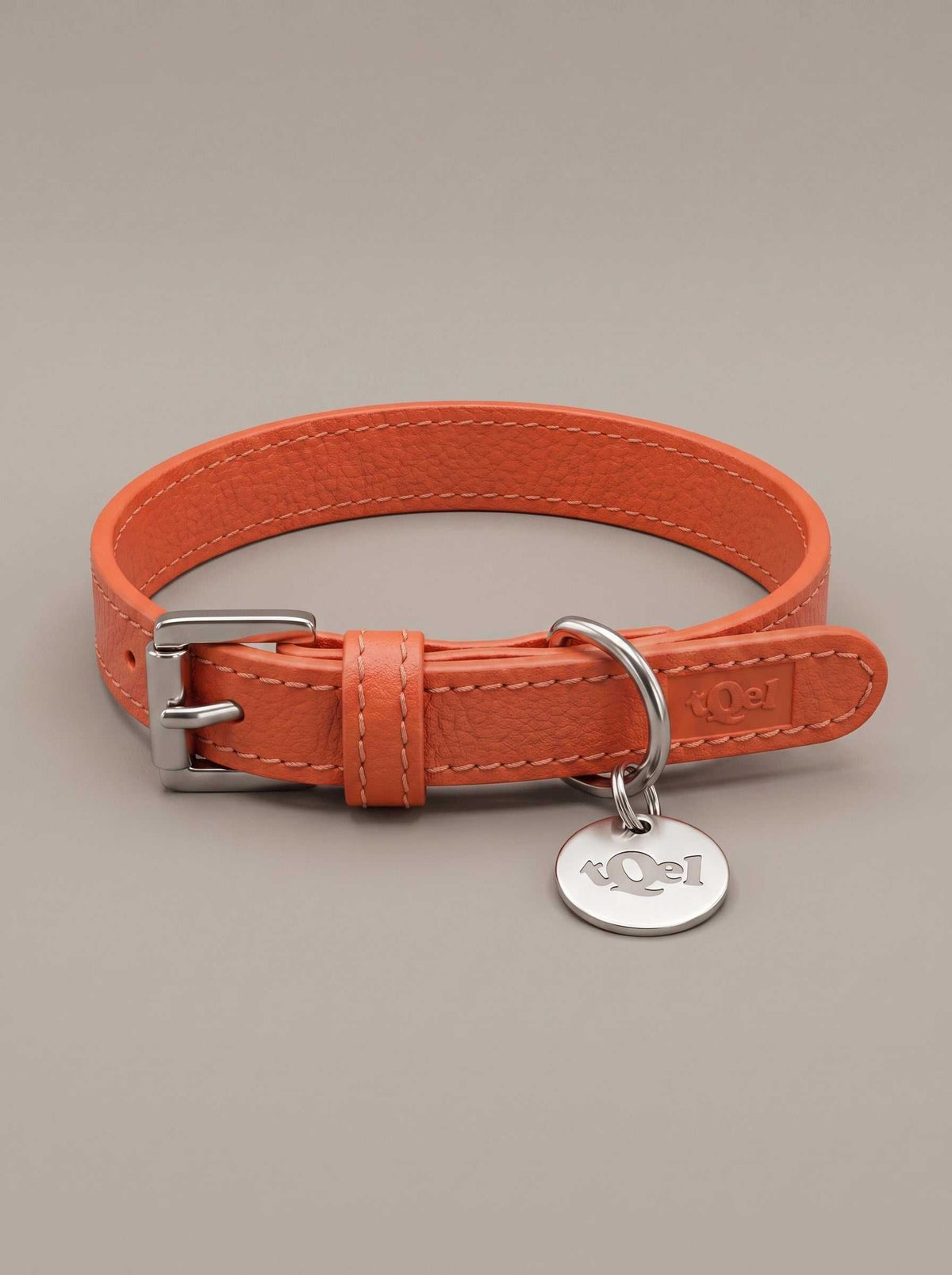 Collar de piel Mandarina