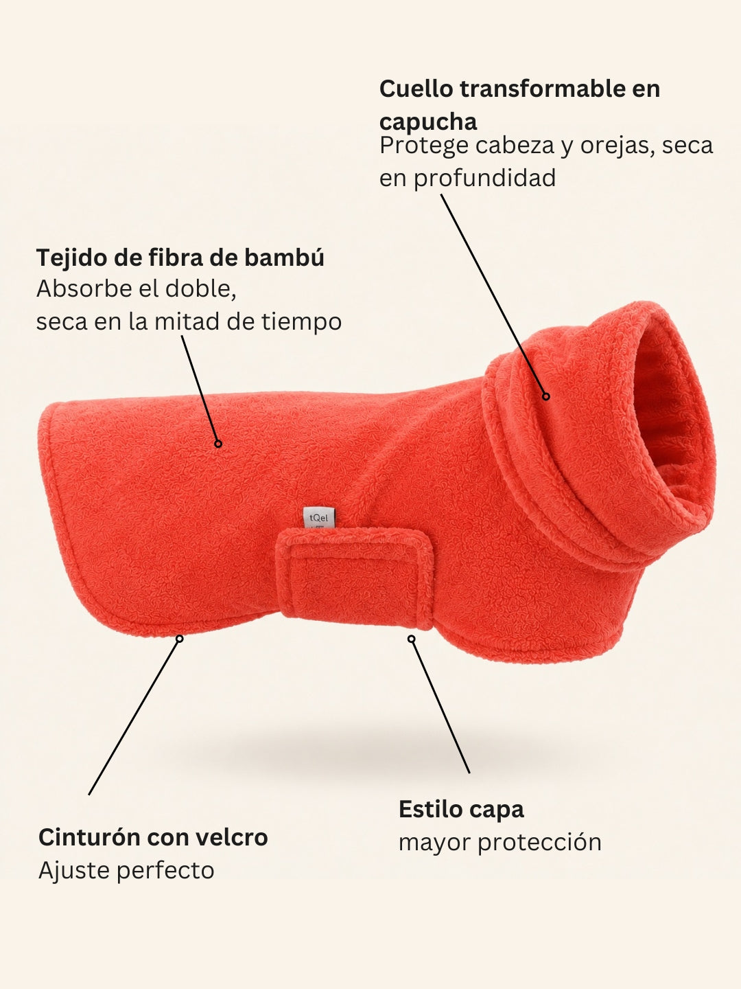 Albornoz para perros