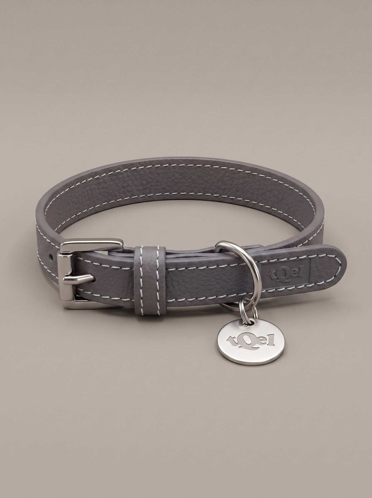 Collar de piel Grey